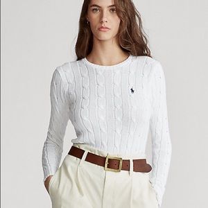 Ralph Lauren Cable-Knit Cotton Sweater